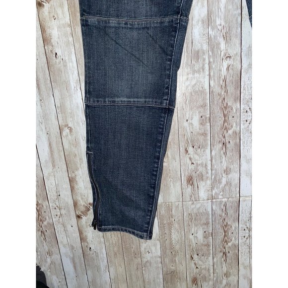 Women's Ann Taylor Loft Modern Skinny Zipper Ankle Jeans Size 28/6 - Picture 5 of 15